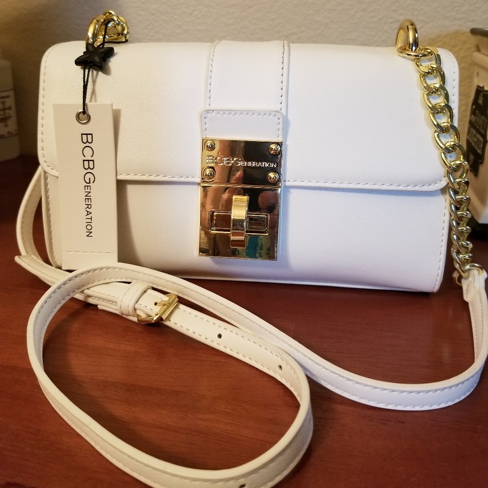 BCBPENERATION ANETTE CROSSBODY  Mini Reissue White